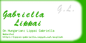 gabriella lippai business card